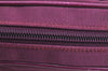 Authentic Salvatore Ferragamo Vara Shoulder Cross Bag Nylon Leather Purple K5337