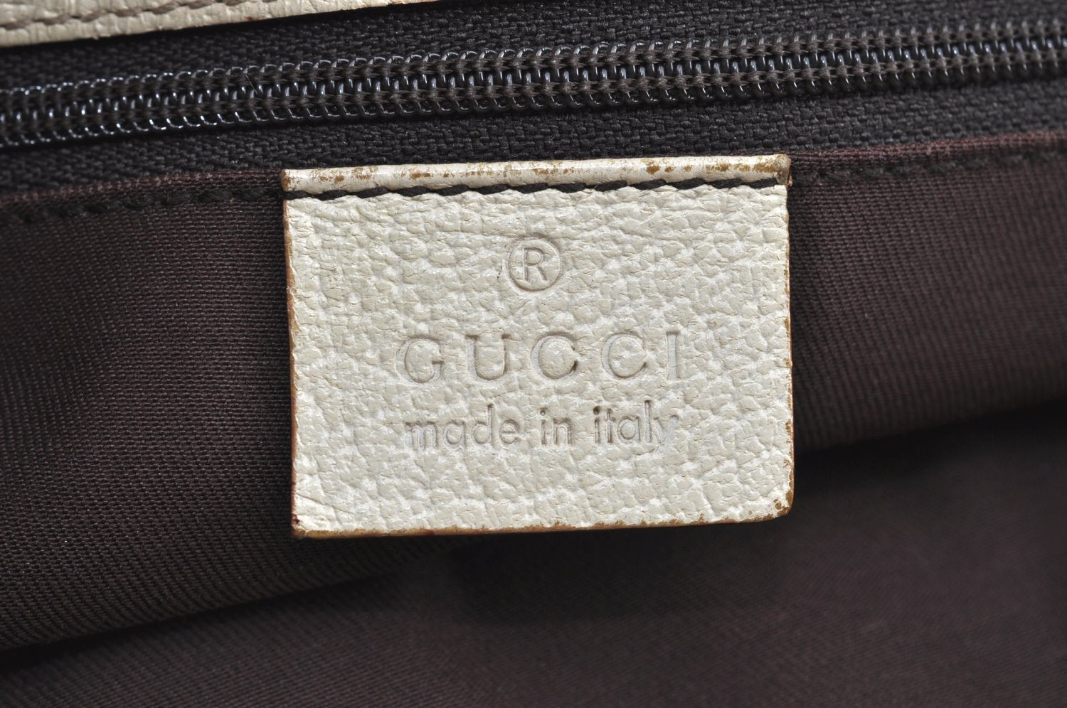 Authentic GUCCI Eclipse Shoulder Hand Bag GG Canvas Leather 120837 Brown K5340