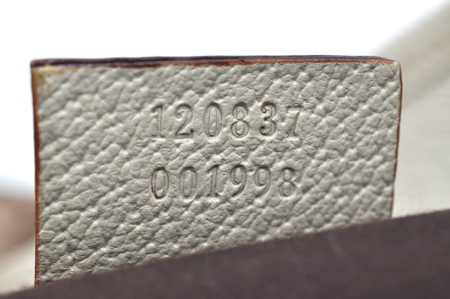 Authentic GUCCI Eclipse Shoulder Hand Bag GG Canvas Leather 120837 Brown K5340