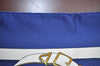 Authentic HERMES Carre 90 Scarf "Eperon d'or" Silk Blue K5354