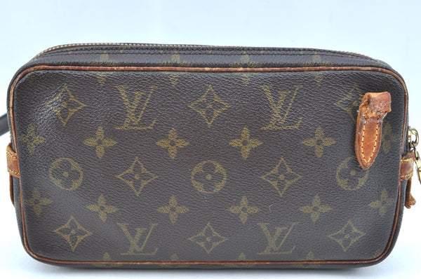 Auth Louis Vuitton Monogram Marly Bandouliere Shoulder Cross Bag LV Junk K5357