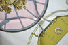 Authentic HERMES Carre 90 Scarf "SPRINGS" Silk Pink K5364