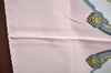Authentic HERMES Carre 90 Scarf "SPRINGS" Silk Pink K5364