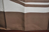 Authentic HERMES Carre 90 Scarf "BRIDES de GALA par" Silk Brown K5366