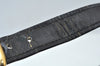 Authentic GUCCI Vintage Shoulder Hand Bag Purse Enamel Black K5369
