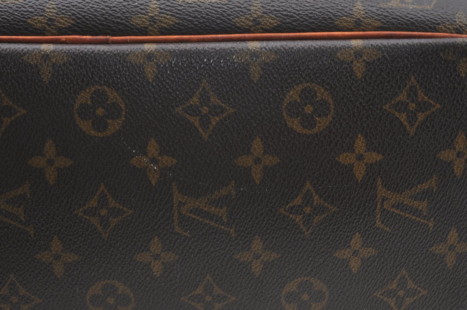 Authentic Louis Vuitton Monogram Deauville Hand Bag M47270 LV K5373