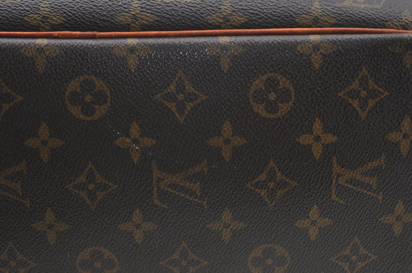 Authentic Louis Vuitton Monogram Deauville Hand Bag M47270 LV K5373