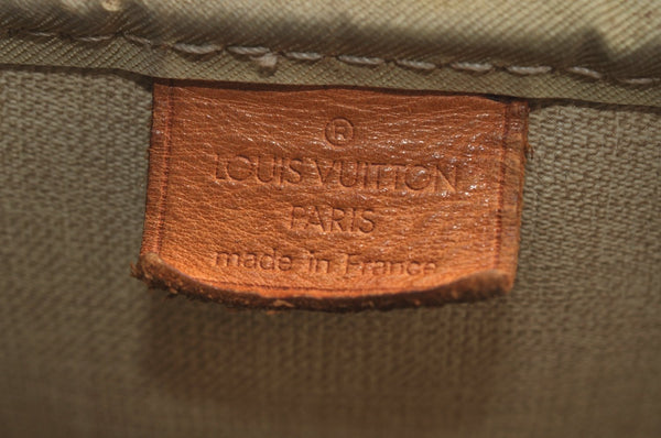 Authentic Louis Vuitton Monogram Deauville Hand Bag M47270 LV K5373