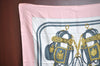 Authentic HERMES Carre 90 Scarf "BRIDES de GALA par" Silk Pink K5377