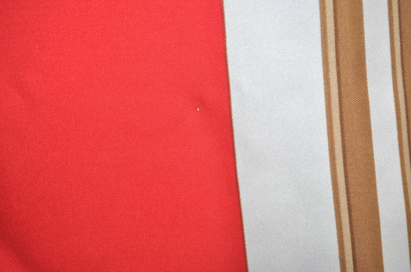 Authentic HERMES Carre 90 Scarf "BRIDES de GALA par" Silk Red K5380