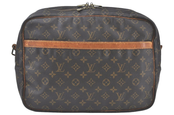 Auth Louis Vuitton Monogram Reporter GM Shoulder Cross Bag M45252 LV Junk K5384