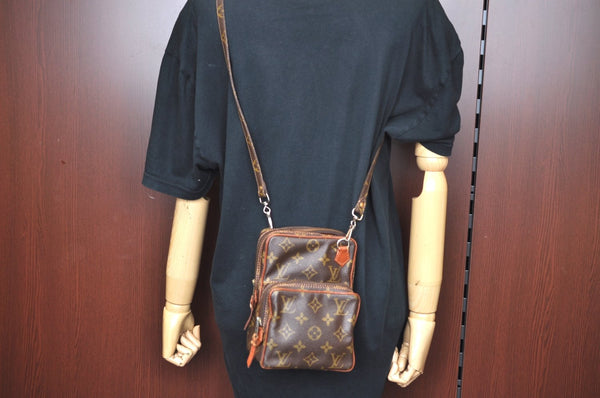 Auth Louis Vuitton Monogram Amazone Shoulder Cross Body Bag Old Model Junk K5385