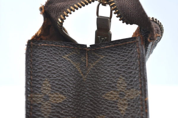 Auth Louis Vuitton Monogram Poche Toilette 26 Cosmetics Pouch Old Model LV K5388