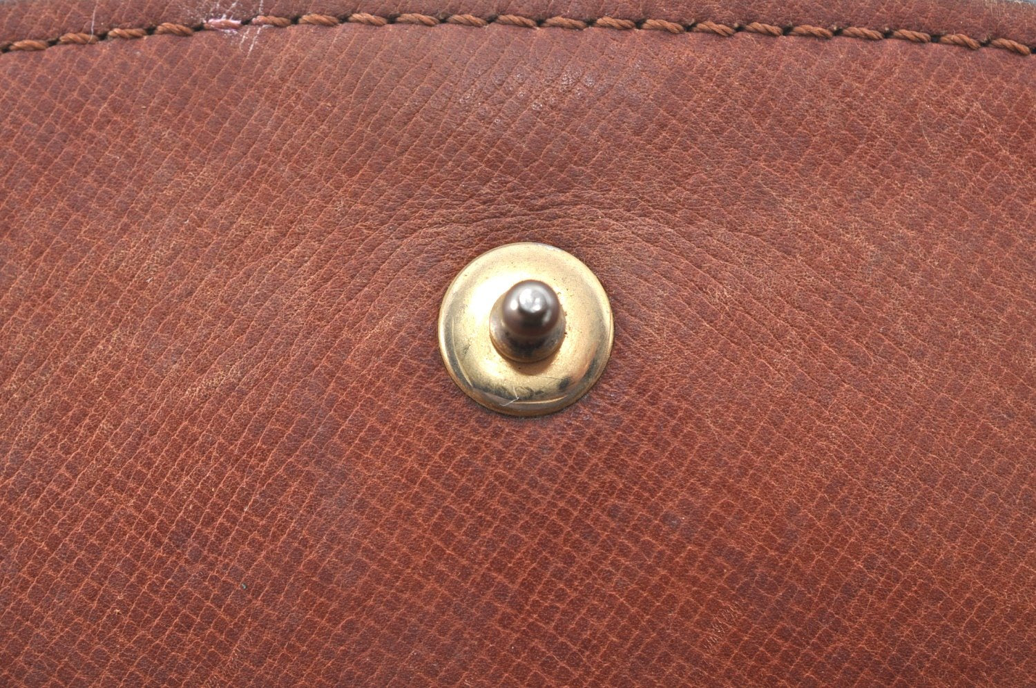 Auth Louis Vuitton Monogram Saint Cloud MM M51243 Shoulder Cross Bag Junk K5393