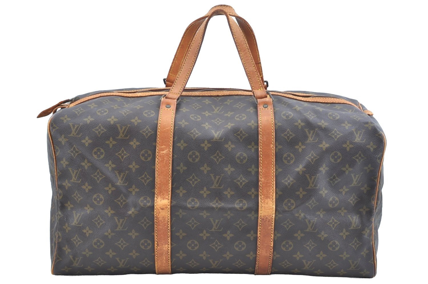Authentic Louis Vuitton Monogram Sac Souple55 Hand Boston Bag Old Model LV K5397