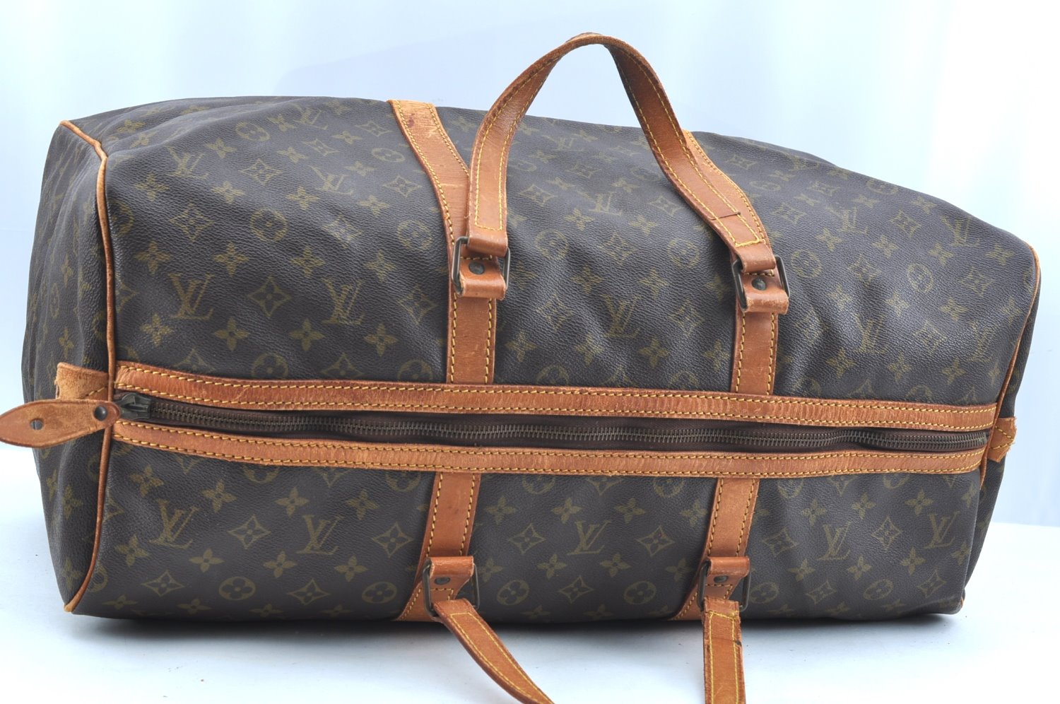 Authentic Louis Vuitton Monogram Sac Souple55 Hand Boston Bag Old Model LV K5397