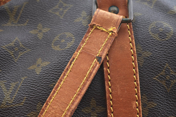 Authentic Louis Vuitton Monogram Sac Souple55 Hand Boston Bag Old Model LV K5397