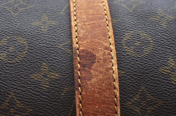 Authentic Louis Vuitton Monogram Sac Souple55 Hand Boston Bag Old Model LV K5397