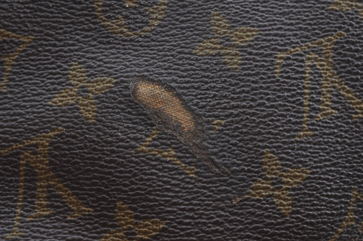 Authentic Louis Vuitton Monogram Sac Souple55 Hand Boston Bag Old Model LV K5397