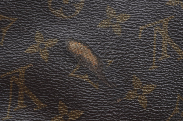 Authentic Louis Vuitton Monogram Sac Souple55 Hand Boston Bag Old Model LV K5397