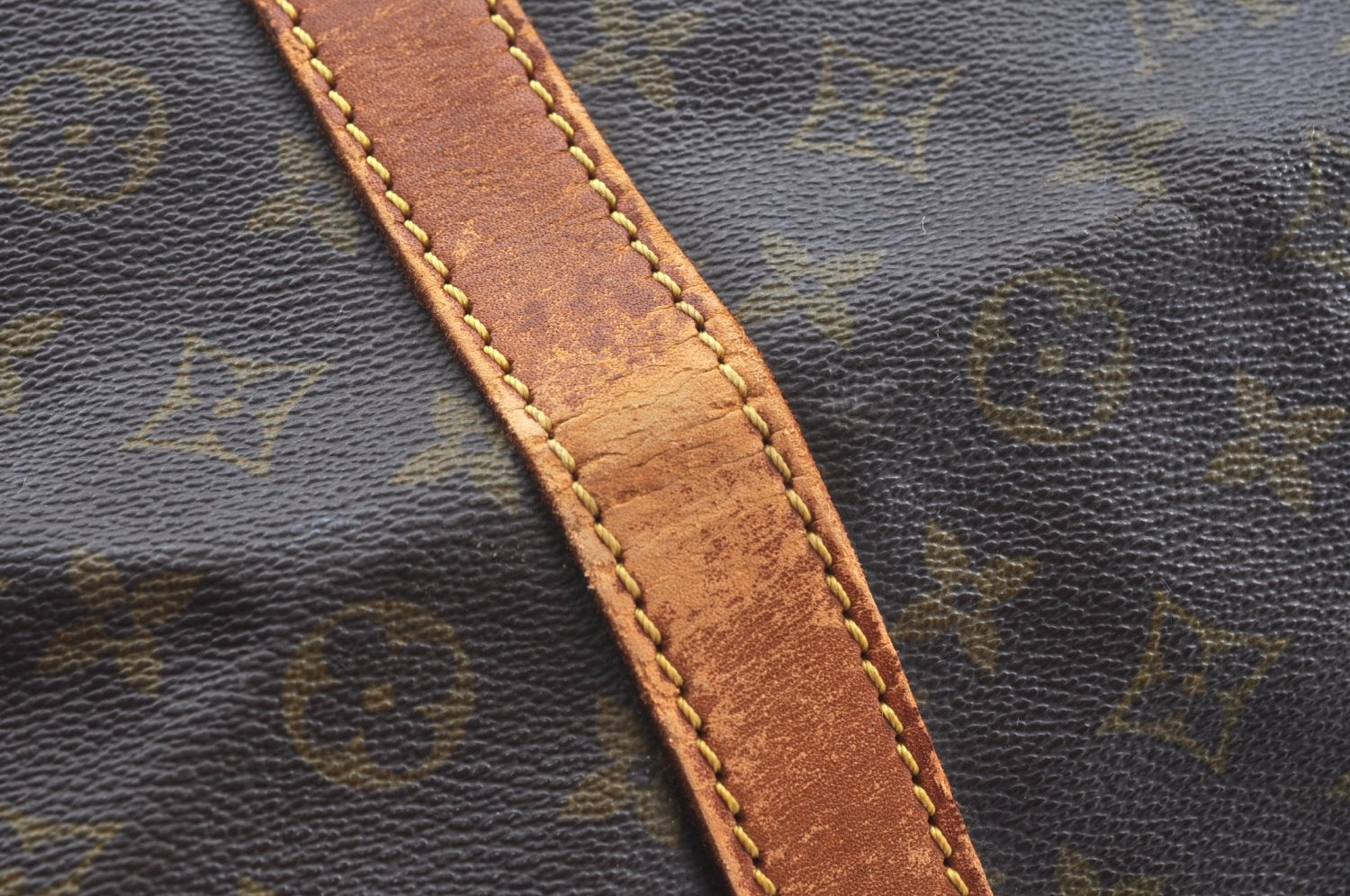 Authentic Louis Vuitton Monogram Sac Souple55 Hand Boston Bag Old Model LV K5397