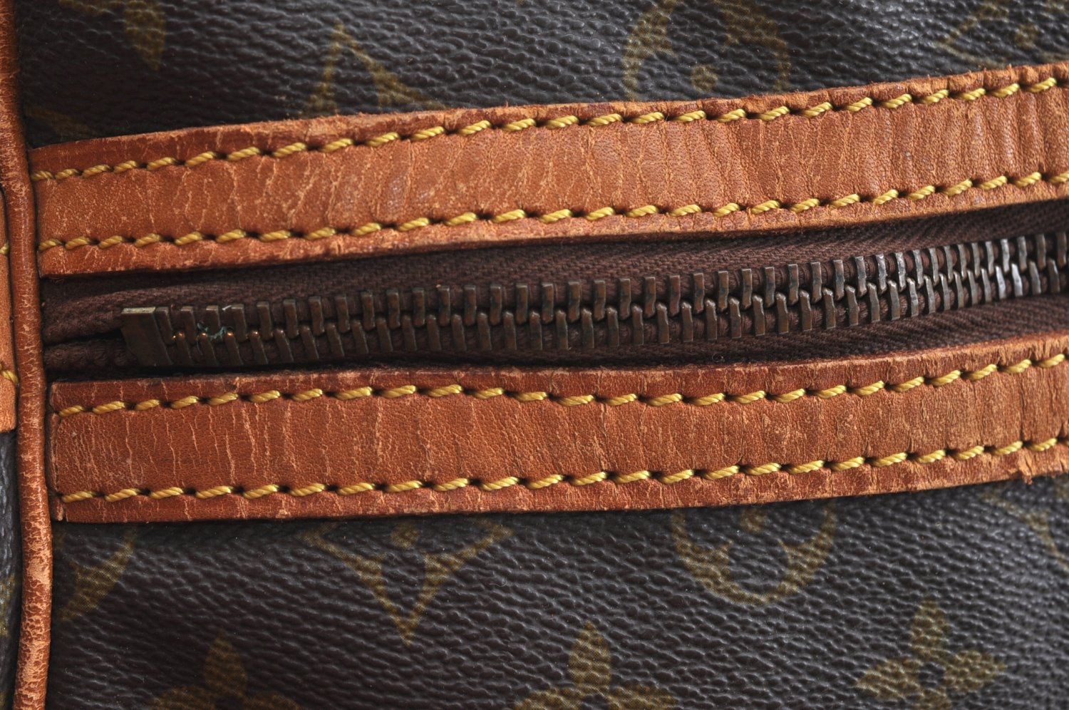 Authentic Louis Vuitton Monogram Sac Souple55 Hand Boston Bag Old Model LV K5397