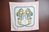 Authentic HERMES Carre 90 Scarf "BRIDES de GALA par" Silk Pink K5398