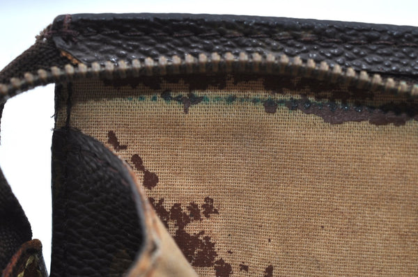 Auth Louis Vuitton Monogram Poche Toilette 26 Cosmetics Pouch Old Model LV K5413