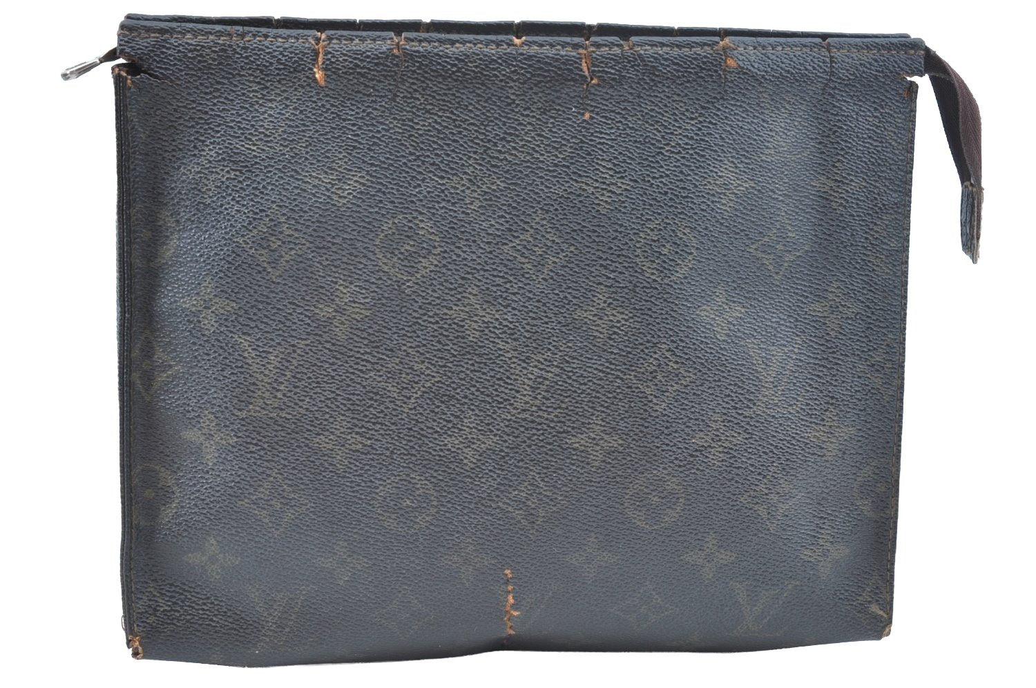 Louis Vuitton Monogram Poche Toilette 26 Cosmetics Pouch Old Model LV Junk K5414