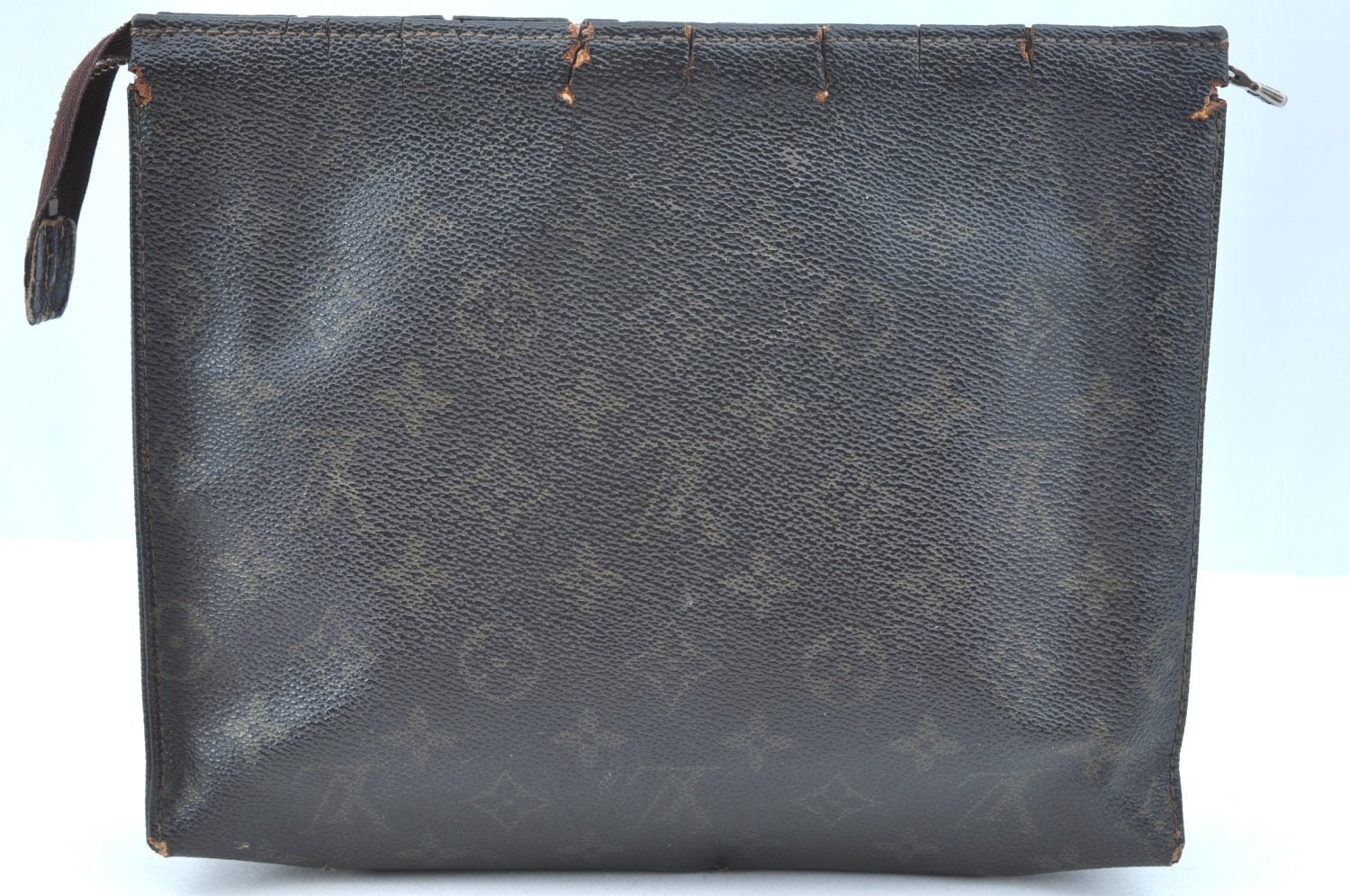 Louis Vuitton Monogram Poche Toilette 26 Cosmetics Pouch Old Model LV Junk K5414