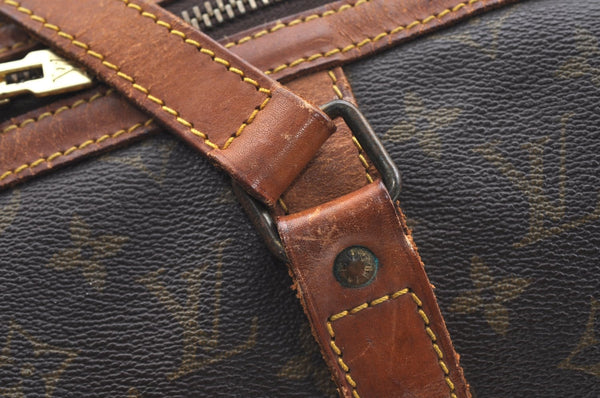 Authentic Louis Vuitton Monogram Sac Souple 45 Hand Boston Bag M41624 LV K5417