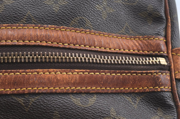 Authentic Louis Vuitton Monogram Sac Souple 45 Hand Boston Bag M41624 LV K5417