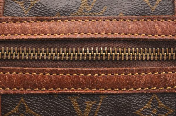 Authentic Louis Vuitton Monogram Sac Souple 35 Hand Boston Bag Old Model K5420