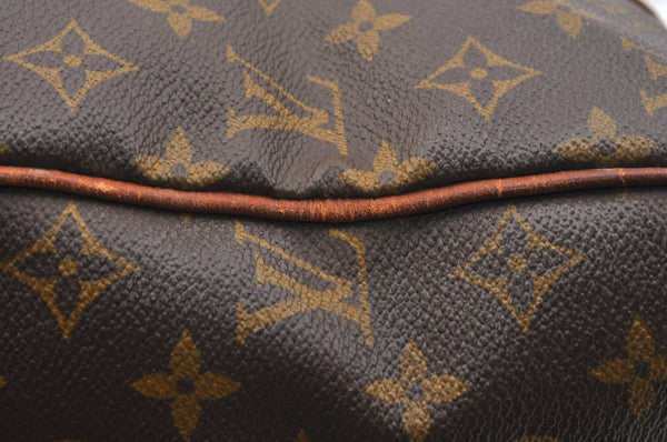 Authentic Louis Vuitton Monogram Sac Souple 35 Hand Boston Bag Old Model K5420