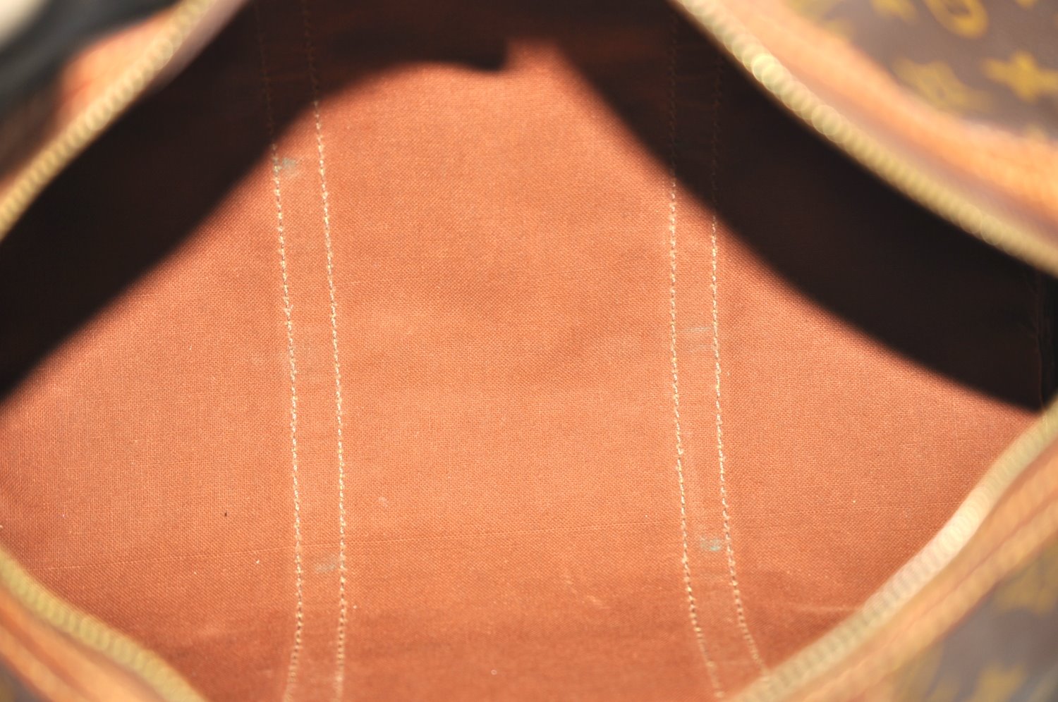 Authentic Louis Vuitton Monogram Sac Souple 35 Hand Boston Bag Old Model K5420