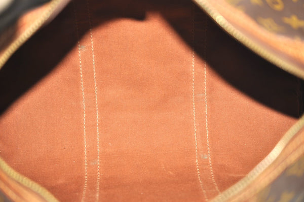 Authentic Louis Vuitton Monogram Sac Souple 35 Hand Boston Bag Old Model K5420