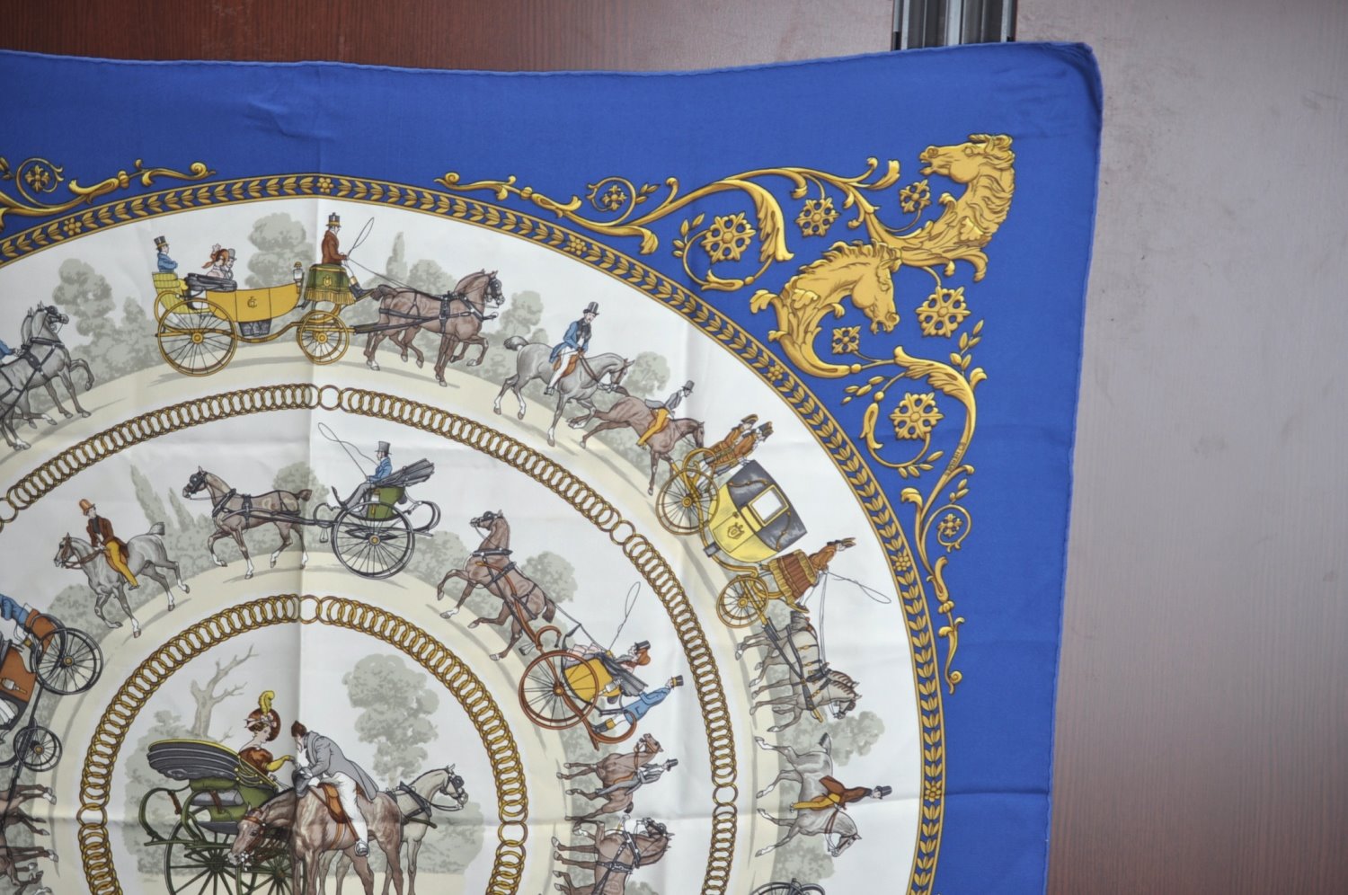 Authentic HERMES Carre 90 Scarf 