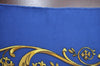Authentic HERMES Carre 90 Scarf "LA PROMENADE DE LONGCHAMPS" Silk Blue K5425