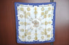 Authentic HERMES Carre 90 Scarf "Cuivreries" Silk Navy Blue K5427