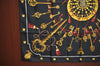 Authentic HERMES Carre 90 Scarf "LES CLES THE KEYS RARE" Silk Black K5449