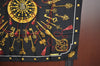 Authentic HERMES Carre 90 Scarf "LES CLES THE KEYS RARE" Silk Black K5449