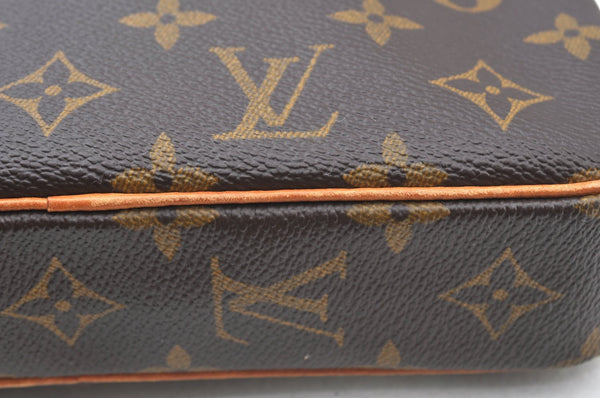 Auth Louis Vuitton Monogram Marly Bandouliere Shoulder Cross Bag M51828 LV K5462