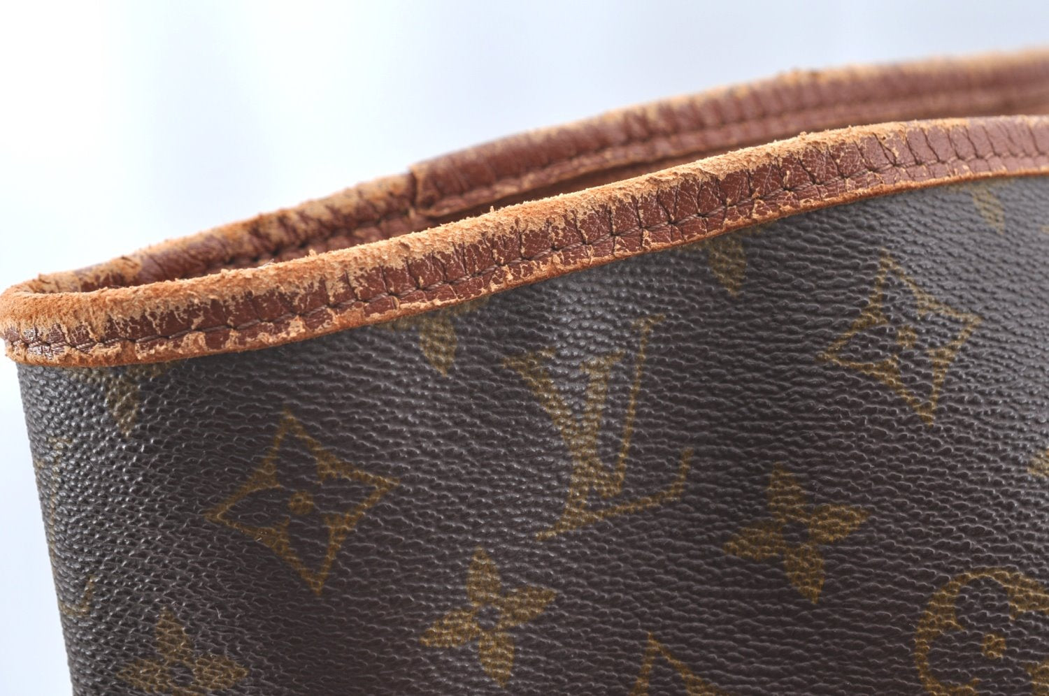 Auth Louis Vuitton Monogram Sac Weekend GM Vintage Tote Hand Bag Old Model K5465