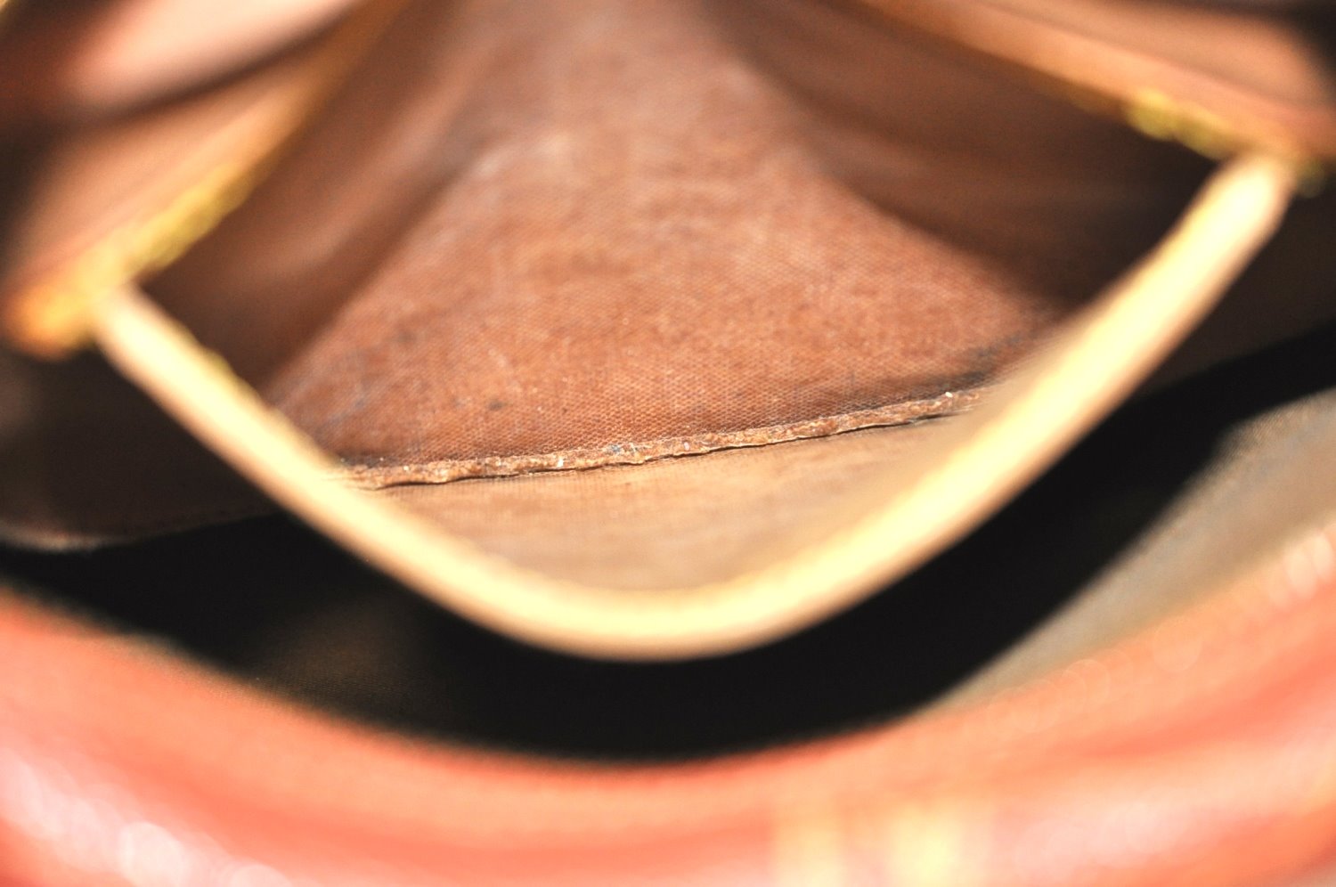 Authentic Louis Vuitton Cup Le Touquet Shoulder Cross Bag Orange M80027 LV K5474