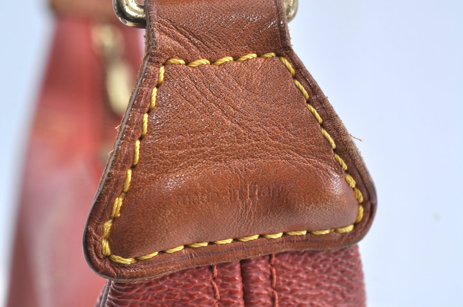 Authentic Louis Vuitton Cup Le Touquet Shoulder Cross Bag Orange M80027 LV K5474