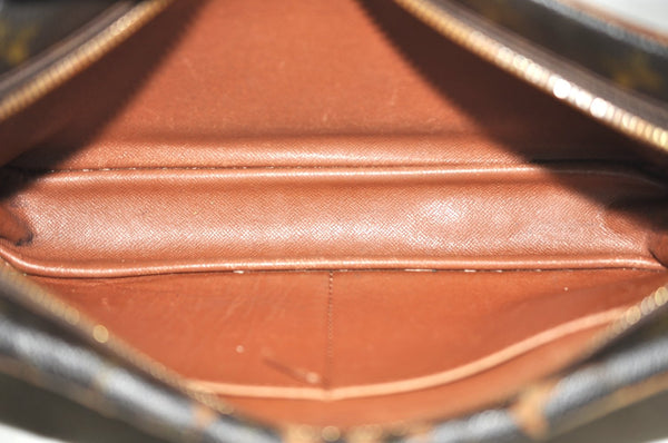 Authentic Louis Vuitton Monogram Compiegne 28 Clutch Hand Bag M51845 LV K5481