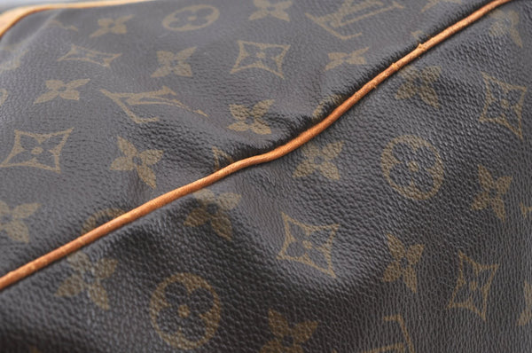 Authentic Louis Vuitton Monogram Sac Souple 45 Hand Boston Bag M41624 LV K5482