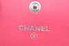 Authentic CHANEL Caviar Skin Camellia CC Logo Air Pods Case Pink Box K5494