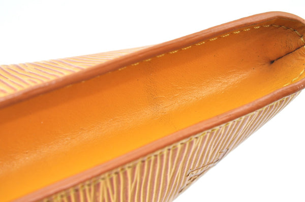 Authentic Louis Vuitton Epi Pochette Accessoires Pouch Yellow M52959 LV K5499