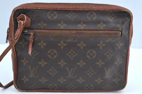 Authentic Louis Vuitton Monogram Pochette Sport Clutch Hand Bag Old Model K5503